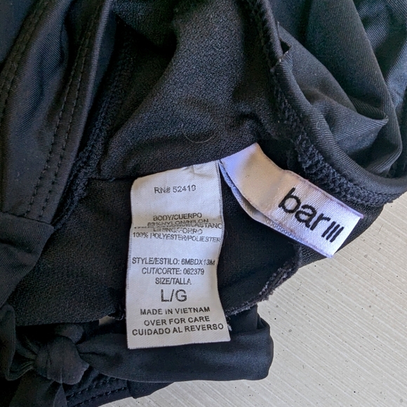 Bar lll One Piece Sexy Swimsuit 🖤 Side & back cut-out design - Picture 10 of 11